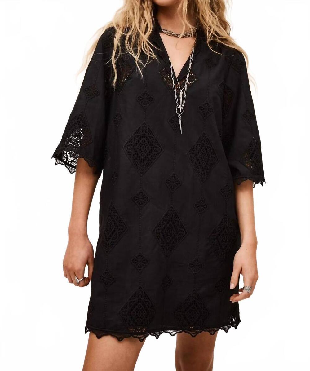 NEW BASH malo mini dress in noir